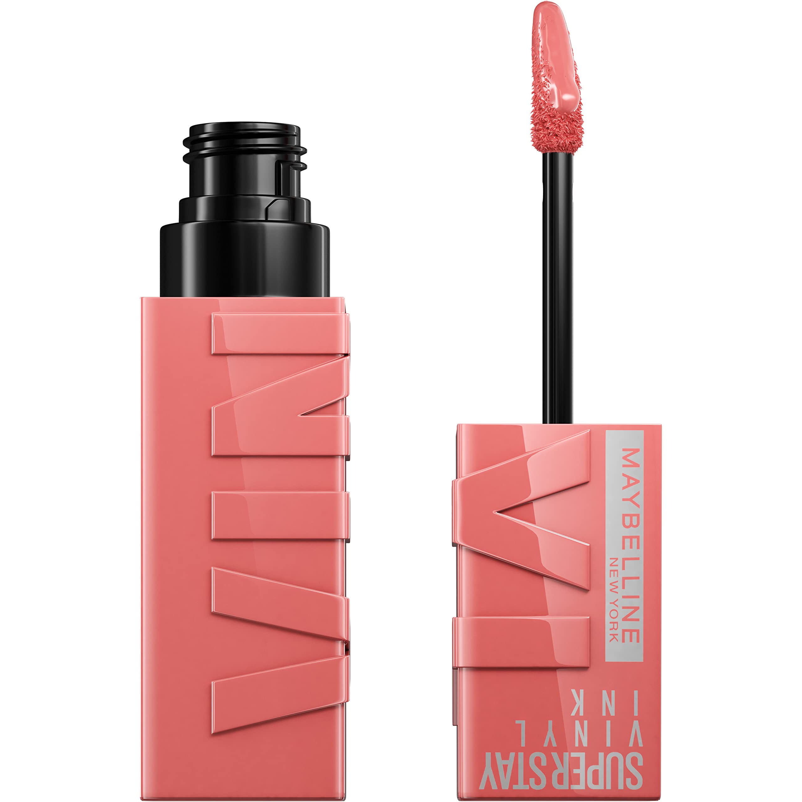 Buy now Maybelline Super Stay Vinyl Ink Longwear No-Budge Liquid Lipcolor Makeup, Highly Pigmented Color and Instant Shine, Cheeky, Rose Nude Lipstick, 0.14 fl oz, 1 Count 100 CHARMED 0.14 Fl Oz (Pack of 1) at indiglob india