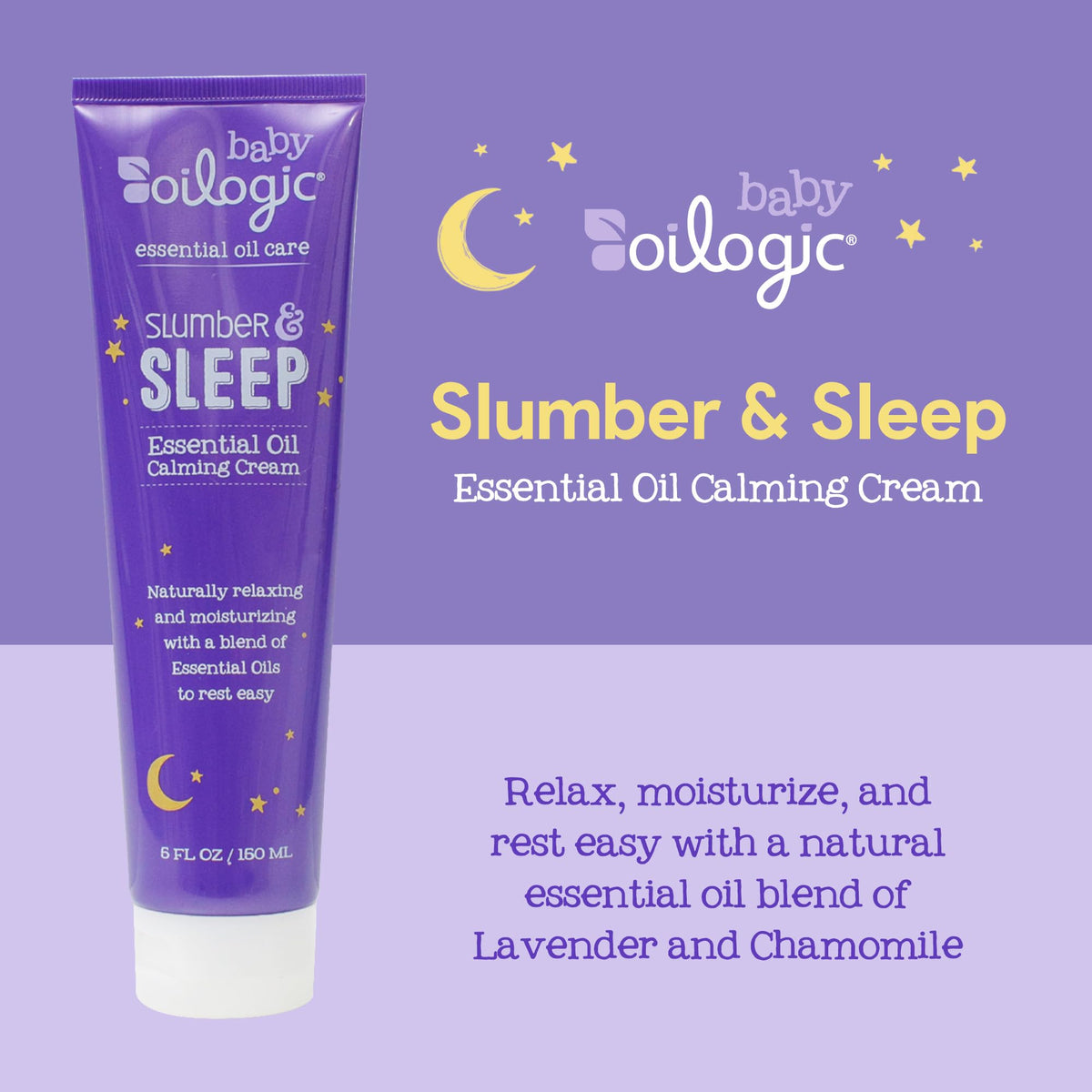 Oilogic Slumber & Sleep Essential Oil Baby Lotion - Baby Care Products