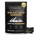 Shilajit Gummies for Men & Women - Shilajit Gold Gummies Rich In Ashwagandha, Gokshura with 85+ Minerals, Authentic Flavor,Organic, Zero Sugar & Vegan, 100% Natural - 80 Count (80 Count (Pack of 1))