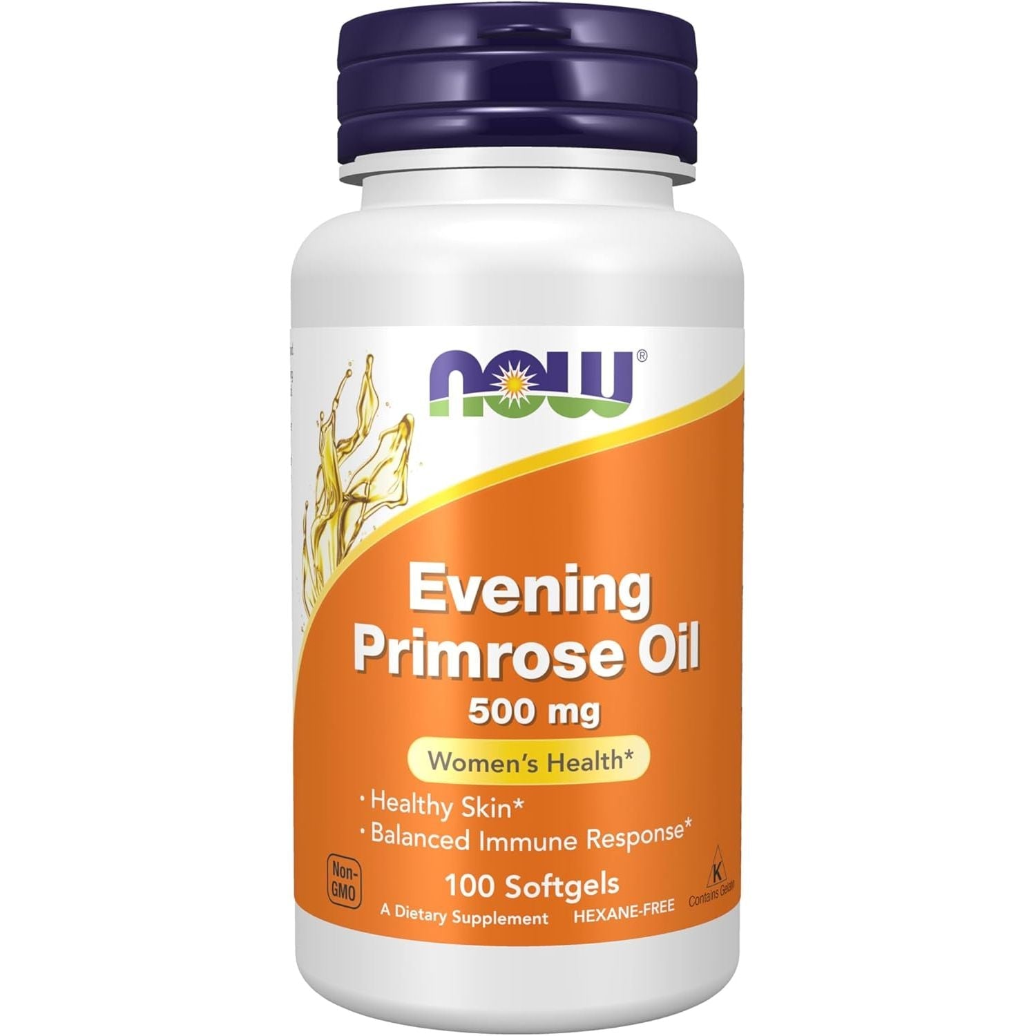 Buy now NOW Foods Supplements, Evening Primrose Oil 500 mg with Naturally Occurring GLA (Gamma-Linolenic Acid), 250 Softgels 100 Count (Pack of 1) at indiglob india