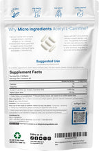 Acetyl L-Carnitine 1000mg per Serving with Alpha Lipoic Acid, 240 Softgels