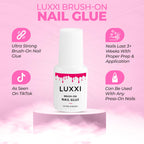 Brush On Nail Glue for Press On Nails, Quick Dry Ultra Strong - 7ml | Quick Dry, Ultra Strong