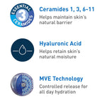 Buy now CeraVe Moisturizing Cream, Body and Face Moisturizer for Dry Skin, Body Cream with Hyaluronic Acid and Ceramides, Daily Moisturizer, Oil-Free, Fragrance Free, Non-Comedogenic, 19 Ounce at indiglob india