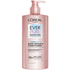 L'Oreal Paris Sulfate Free Bond Repair+ Conditioner, Hair Conditioner with Bond + Amino Acid Complex, Strengthens and Repairs Damaged or Color Treated Hair, EverPure, 6.8 Fl Oz (Packaging May Vary)