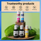 Compatible for T502 Ink Refill Bottles (NotSublimation) for Eco Tank ET-3850 ET-2850 ET-3760 ET-2760 ET-15000 ET-4850 ET-4760 ET-3830 ET-2980 ET-4750 ET-3950 ET-4950 ET3850 4850 3850 Printer (5-Pack)