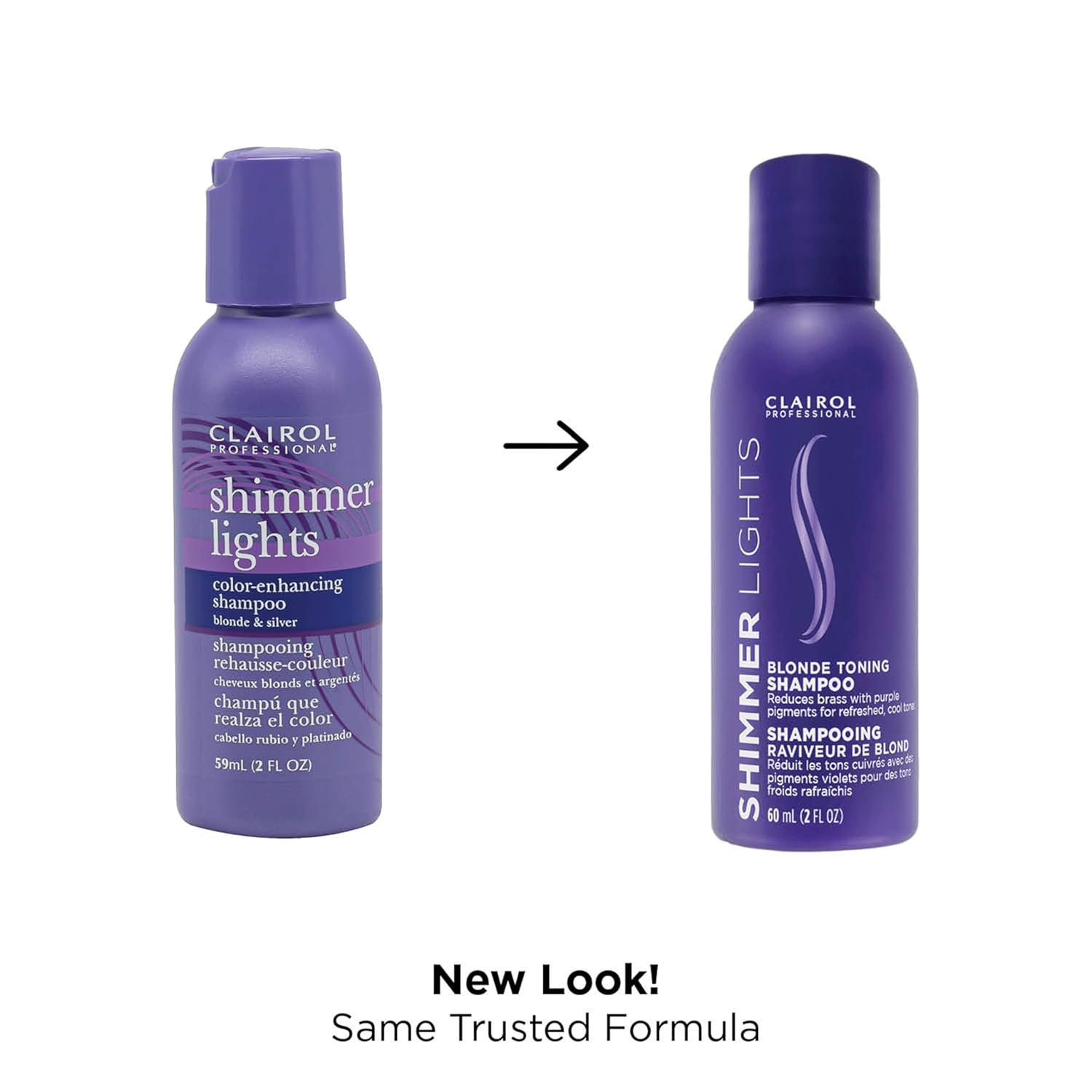 Buy now Clairol Professional Shimmer Lights Purple Shampoo | Neutralizes Brass & Yellow Tones | For Blonde, Silver, Gray & Highlighted Hair at indiglob india