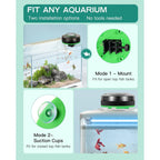 Automatic Fish Feeder for Aquarium Portion Control & Moisture-Proof