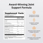 SaltWrap Collagen Synthesis Peptides for Joints, Tendon & Ligament Recovery | Cartilage repair collagen powder supplement. Features patented Tendoforte and Fortigel. Unflavored, NSF Certified bone health
