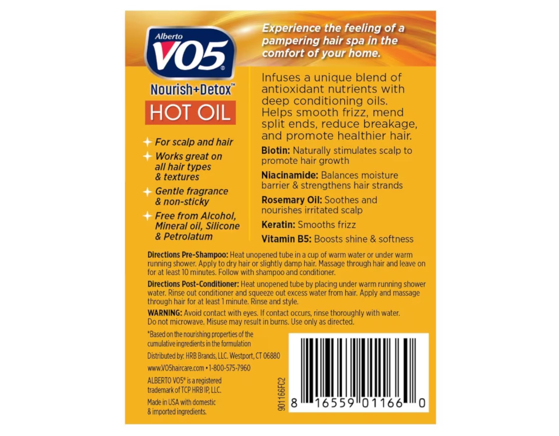 Buy now VO5 HOT OIL 2PK MOISTUR at indiglob india