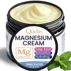 Magnesium Lotion, Magnesium Cream for Sleep, Pain & Leg Cramps, Topical Magnesium Chloride Cream for Muscle Relaxation, Calming, Moisturizing - Skin-Friendly & Safe for Kids | 5OZ (Rose)