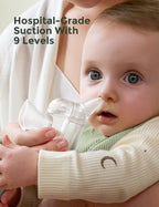 Momcozy BreezyClear Pro™ Nasal Aspirator for Baby, 75 kPa, 9 Levels