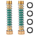 Garden Hose Extension Adapter, Hose Kink Protector with Coil Spring, 2 Pack