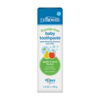 Buy now Dr. Brown's Fluoride-Free Baby Toothpaste, Safe to Swallow, Apple Pear, 1-Pack, 1.4oz/40g, 0-3 Years at indiglob india