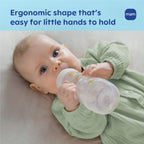 MAM 11oz Natural Flow Active Anti-Colic Baby Bottle, 4+ Mths, 2 Pack