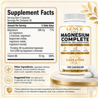 4-in-1 Magnesium Complete, 4-in-1 Formula Magnesium, 120 caps
