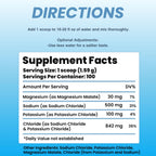 Unflavored Electrolytes - 100 Servings - Unflavored Electrolytes Powder - Unsweetened Electrolytes - Flavorless Electrolytes - Zero Carbs - Sugar Free - Zero Calories