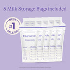 Lansinoh Breastmilk Storage Container with Quick-Freeze Tray