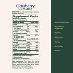 Nature's Bounty Elderberry Gummies 100 mg, 70ct | Supports Immune Health, Contains Vitamins A, C, D, E, Zinc