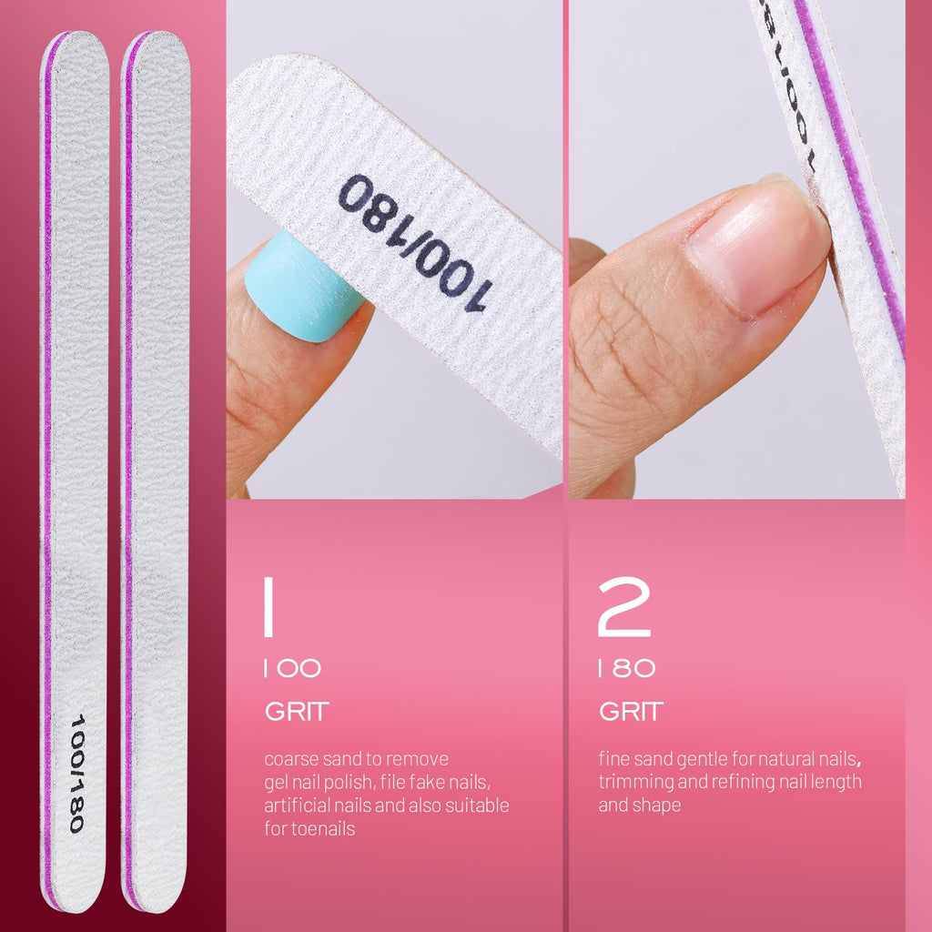 FANDAMEI Nail Care Kit for Women, Cuticle Remover Tools with Cuticle Softener, Scented Oil, Nail Strengthener and Growth Pink Polish, Manicure kit Cuticle Tools Nippers, Pushers, Nail File for Prep