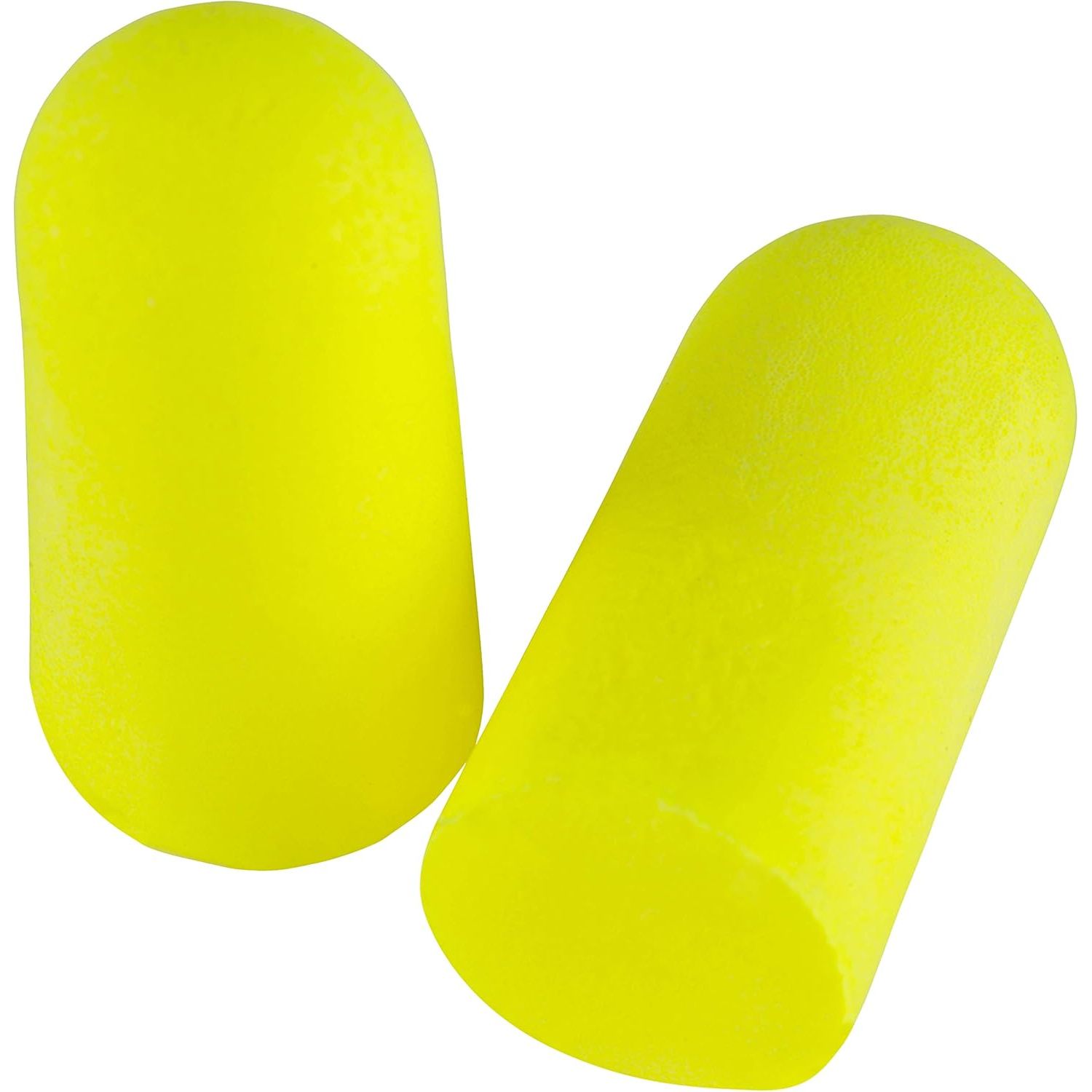 Buy now 3M Ear Plugs, E-A-Rsoft Yellow Neons 391-1005, Bottle of 400 Pair of Disposable Earplugs, Slightly Longer, Uncorded, 33 NRR, Tapered Cylinder Shape, Slow Recovery Foam Regular, 500 Pair Uncorded, Dispensing Box at indiglob india
