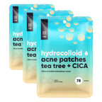 Korean Pimple Patches for Face (132 Dots) - Hydrocolloid Acne Patches & Zit Patches with Tea Tree Oil - Invisible Blemish Patches - Dermatologist Tested Korean Skin Care