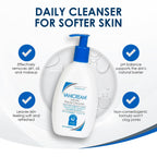 Vanicream Gentle Facial Cleaner with Pump Dispenser, 8 Fl Oz, Formulated without Common Irritants for Sensitive Skin, Removes Makeup, Dirt & Excess Oils, Non-Comedogenic, pH-Balanced Face Wash