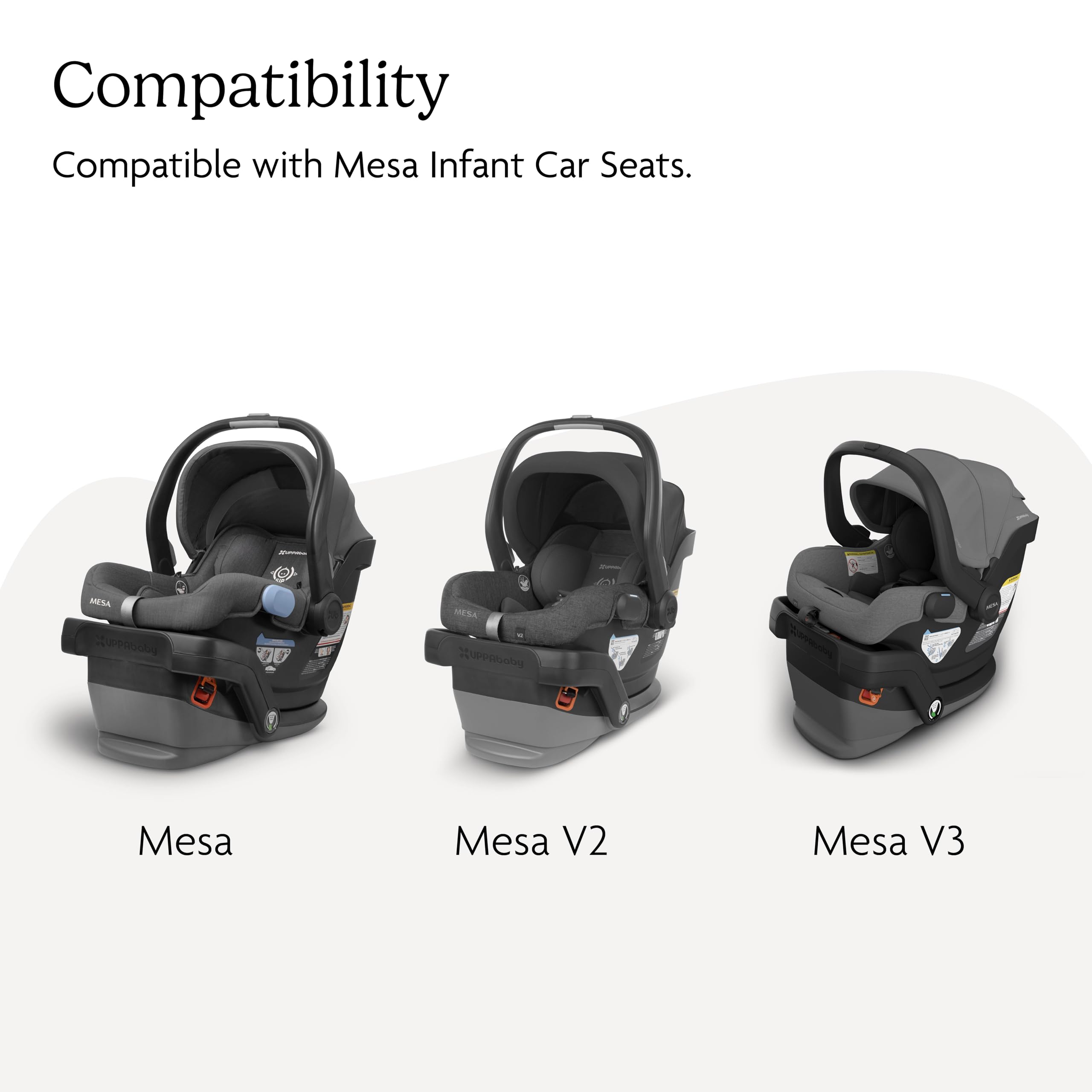 Buy now UPPAbaby Extra Mesa Car Seat Base / Compatible with Mesa, V2 & V3 Infant Car Seats / SmartSecure Installation at indiglob india