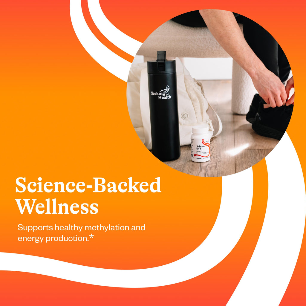 Seeking Health Adeno B12 Formula - 60 Easy-To-Deliver Lozenges
