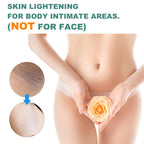 Skin Bleaching Cream Skin Lightening for Body Intimate Areas, Private Parts, Underarm, Knees, Elbows, Inner Thigh, Bikini Area, Whitening Cream Dark Spot Remover For Intimate Areas (1FL OZ)