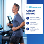 Pure Encapsulations Calcium (Citrate), 180 Capsules | Supplement for Bone, Teeth, Colon, and Cardiovascular Health Support*, with Premium Calcium Citrate