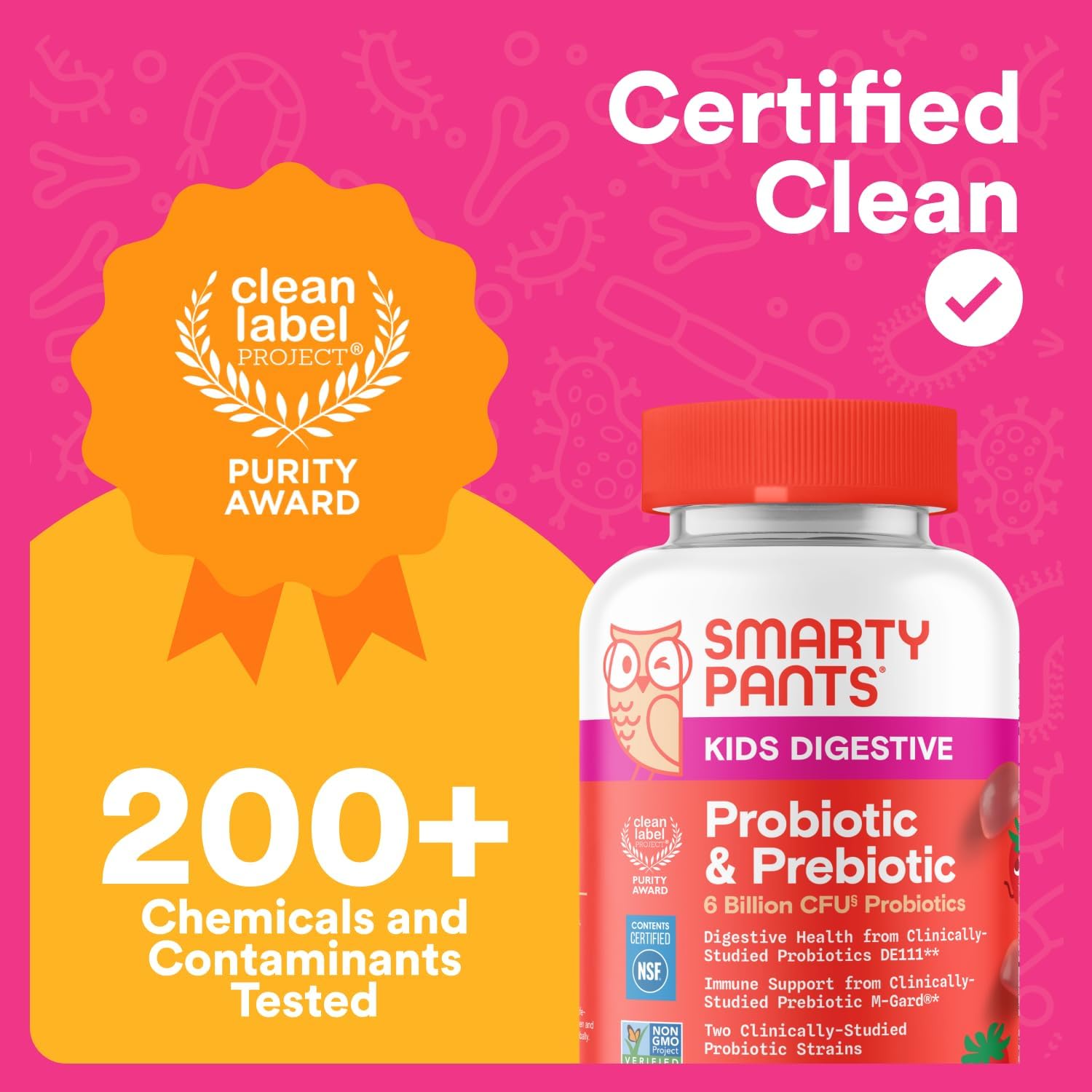Buy now SmartyPants Kids Probiotic & Prebiotic Gummies for Digestive Health: Gut Health Supplement, Clinically Studied Prebiotic for Immune Support, Strawberry, 60 Count (30 Day Supply) at indiglob india