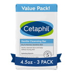 Cetaphil Gentle Cleansing Bar Soap, Sensitive & Dry Skin, 4.5oz, 6ct | Fragrance-Free, Dermatologist Recommended, Non-Comedogenic, Nourishes Dry Sensitive Skin, Face And Body, Bulk 6-Pack Value