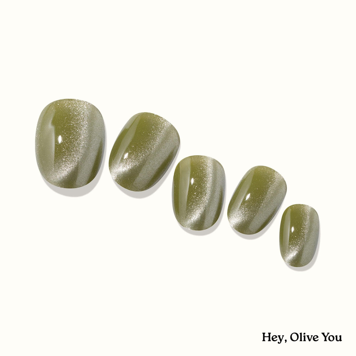 Heyhae Semi Cured Gel Nail Strips - Hey, Olive You