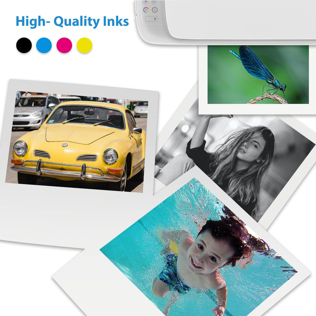 63XL Ink Cartridge Black Color Combo Pack Replacement for HP Ink 63 XL HP63