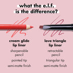 Buy now e.l.f. Cream Glide Lip Liner, Highly-Pigmented Pencil For Shaping & Sculpting Lips, Semi-Matte Finish, Vegan & Cruelty-Free, Baddest Beige at indiglob india