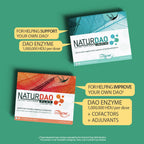 NATURDAO® DAO enzyme 1,000,000 HDU per tablet - DAO Enzyme Supplement - Histamine Block - Diamine Oxidase - Food Intolerance - 60 Extended Release Tablets