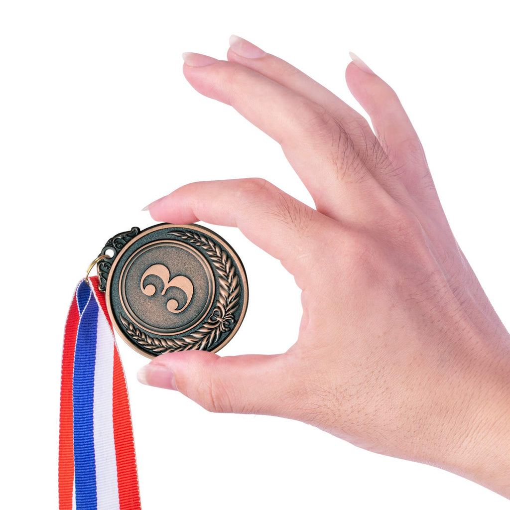 Favide 12 Piece Gold Silver Bronze Award Medals-Winner Medals Olympic Style
