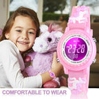 Buy now Waterproof LED Kids Watches with Alarm - Kids Toys Gifts for Girls Age 3-10 at indiglob india