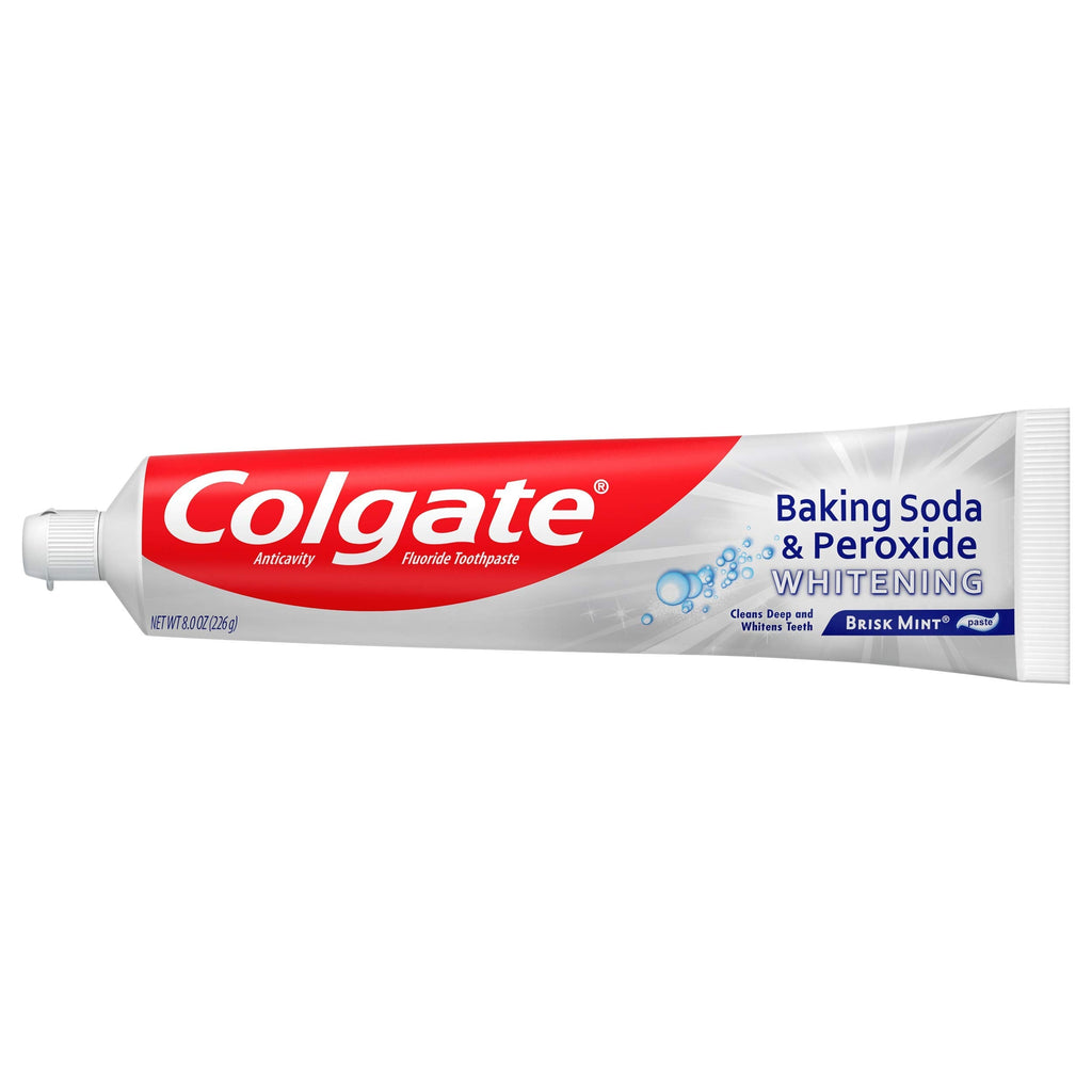Buy now Colgate Baking Soda and Peroxide Whitening Bubbles Toothpaste, Brisk Mint, 8 Ounce at indiglob india