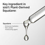 The Ordinary 100% Plant-Derived Squalane, for Skin and Hair, Lightweight Hydration, and Moisture Barrier Support, 1 Fl Oz
