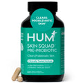 HUM Skin Squad Probiotic & Prebiotic, Skin & Gut Health Support, 60 Count