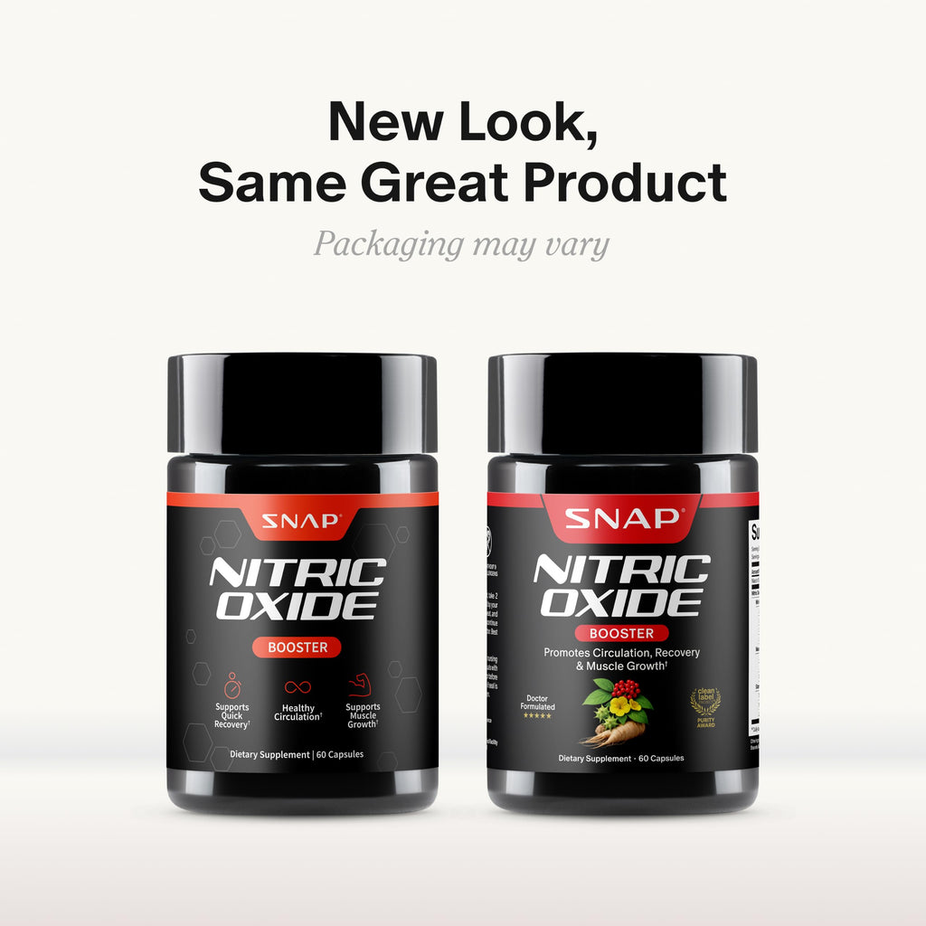Snap Supplements Prostate Health + Nitric Oxide Booster Bundle, 90+60 Caps | Stinging Nettle, Saw Palmetto for Men, Prostate Support Supplement, Nitric Oxide Supplements for Men, L-Arginine L-Citrulline
