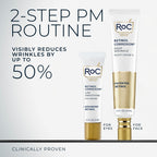 Buy now RoC Retinol Correxion Value Set Duo, Deep Wrinkle Anti-Aging Night Face Cream + Under Eye Cream for Dark Circles & Puffiness - Retinol Eye Care at indiglob india