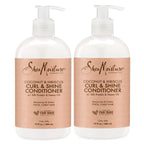 Buy now SheaMoisture Curl & Shine Conditioner Coconut & Hibiscus, for Thick, Curly Hair to Moisturize & Soften, 13 oz at indiglob india