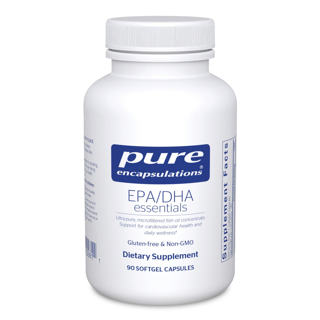 Pure Encapsulations EPA/DHA Essentials, 90 Softgel Capsules | Fish Oil Concentrate Supplement to Support Cardiovascular Health*, Premium EPA and DHA Supplement with Omega 3