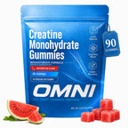 Creatine Gummies for Women, 1g Per Gummy, Low Sugar Watermelon Creatine Monohydrate Gummies, Performance, Workout Support