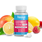 Vitassium FastChews, Chewable Electrolyte Tablets for Management of POTS and High Sodium Diets, Fast-Acting Sodium Tablets, Strawberry Lemonade, 60 Count