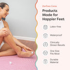 Buy now ZenToes Gel Toe Separators for Overlapping Toes, Bunions, Big Toe Alignment, Corrector and Spacer - 4 Pack (White) at indiglob india