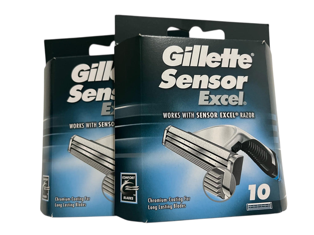 Buy now Gillette Sensor Excel Cartridges - 10 ct, Pack of 2 at indiglob india