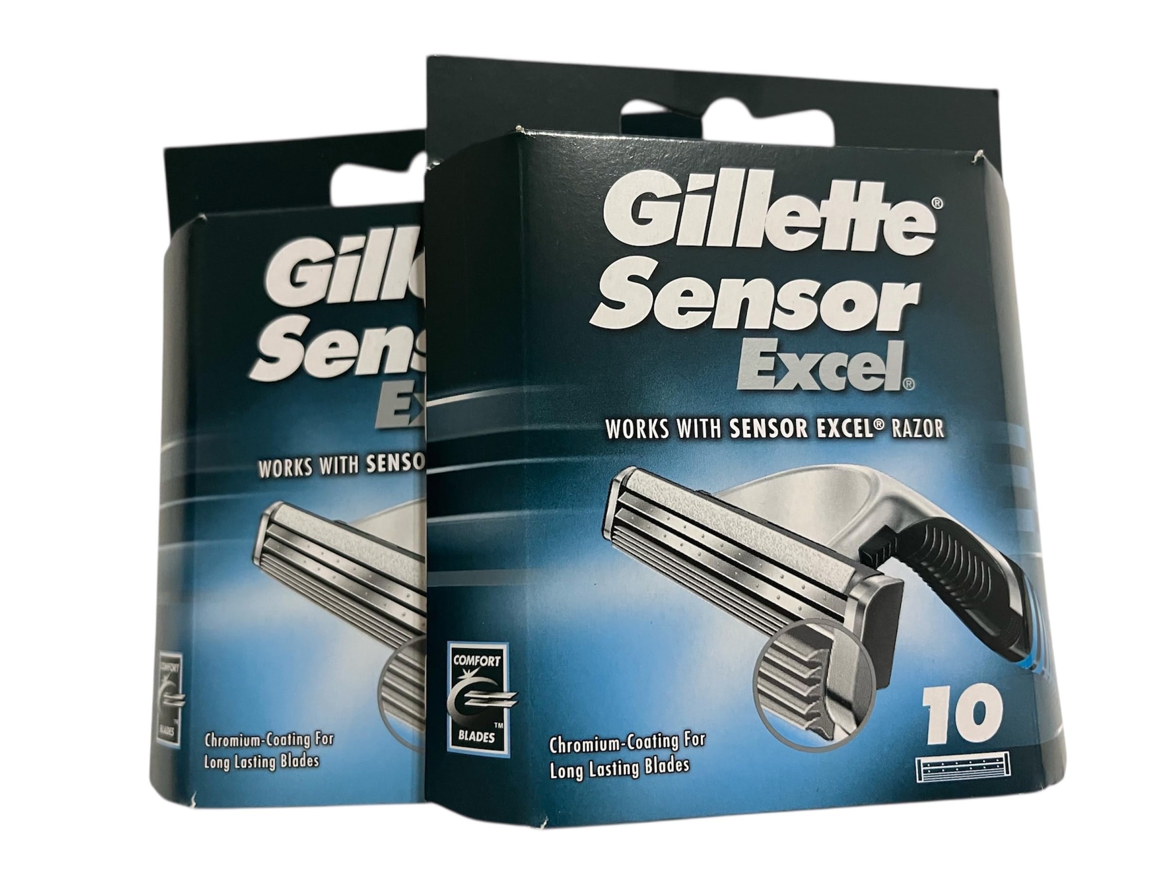 Buy now Gillette Sensor Excel Cartridges - 10 ct, Pack of 2 at indiglob india